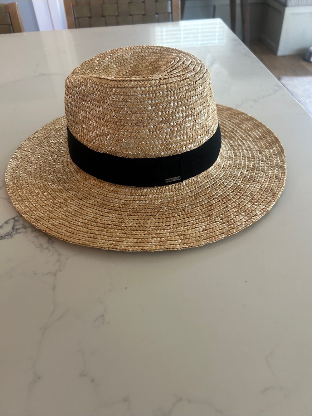 Brixton Joanna Hat in Honey size large - Picture 4 of 9